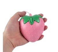 Ratón con cable USB óptico de 3 botones con forma de fresa, con cable USB 3D, con cable USB portátil de dibujos animados con cable de 4.4 pies para laptop, Chromebook, PC, escritorio, Mac, cuaderno