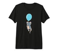 Ratón con Globo de cumpleaños Camiseta Premium