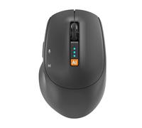 Ratón con IA y control por voz, ratón inalámbrico Bluetooth recargable y silencioso con función de traducción de texto, herramienta práctica