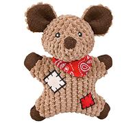 Ratón con Parches, Tela, 19 cm, para Perros