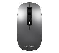 raton coolbox w02-ia 1.600dpi inalambrico gris
