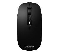 raton coolbox w02-ia 1.600dpi inalambrico negro