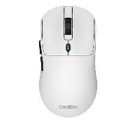 W03 Ratón Inalámbrico Gaming con Triple Conexión 2.4GHz/Bluetooth 5.0/USB-C, 7 Botones, hasta 30h de Autonomía, 10000DPI, Sensor Pixart 3325, Superlight 57g. Color Blanco