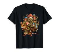 Ratón de Aventura con Ciudad de Hongos encantados Camiseta