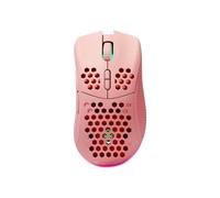 Ratón de gaming - DELTACO GAMING - PM80 - Rosa - 7 Botones - 4800 dpi - Recargable