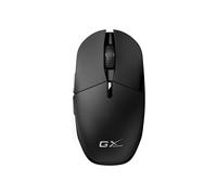 Genius Ratón inalámbrico para juegos recargable 3200 DPI Bluetooth/2.4G DPI ajustable AI Negro