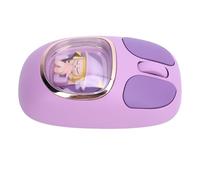 Ratón de Juego Inalámbrico, Mode Tri 2.4G Bluetooth 3.0 5.0 Ratón de Computadora Recargable con Tecla Rápida en Silencio, Ahorro de Energía, Luz de Fondo RGB, Ergonómica (Purple)