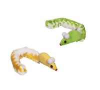 Ratón de peluche Nobby con cola de peluche, con catnip 2 uds, 7 cm (con cola 23 cm)