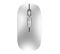 Ratón de voz recargable - Clicker ergonómico inalámbrico, dispositivo de idioma 2.4G | El traductor de IA integrado habilita comandos multilingües, el sensor preciso mejora el flujo de trabajo para es