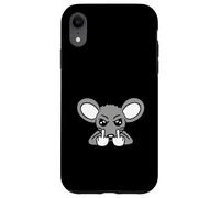 Ratón Dedo Medio Mal Frustrado Niño Enojado Mal Travieso Carcasa para iPhone XR