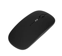 Ratón del Ordenador Portátil, Funcionamiento Silencioso del Ratón Inalámbrico para Viajar para la Oficina para el Hogar(Negro)