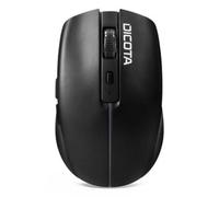 Ratón DICOTA D32044B Inalámbrico Bluetooth RF 1600 DPI Negro Recargable