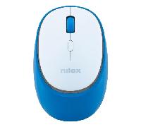 Nilox, Ratón inalámbrico Dual Mode Bluetooth 5.2 y 2.4 GHz, Azul
