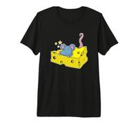 Ratón en un trozo de Queso Camiseta Premium