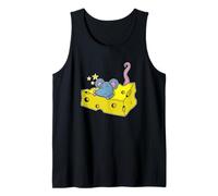 Ratón en un trozo de Queso Camiseta sin Mangas