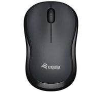 Ratón Equip 245111 RF inalámbrico 1200 DPI Negro Ambidextro nano receptor