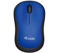 Ratón Equip 245112 Ambidextro RF inalámbrico 1200 DPI Azul con nano receptor