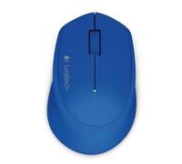 Ratón Ergonómico Inalámbrico Logitech M280/ Hasta 1000 DPI/ Azul
