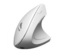 Ratón Ergonómico Inalámbrico por Bluetooth/ 2.4GHz Subblim Glide Vertical Ergo Dual Battery/ Batería Recargable/ Hasta 1600 DPI/ Blanco