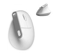 Ratón Ergonómico Inalámbrico por Bluetooth/ 2.4GHz Subblim Nature Vertical Ergo Dual Battery/ Batería Recargable/ Hasta 4000 DPI/ Blanco