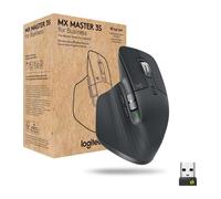 Ratón ergonómico inalámbrico por bluetooth logitech mx master 3s for business/ batería recargable/ hasta 8000 dpi/ grafito