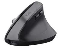 Ratón Ergonómico Inalámbrico por Bluetooth Trust Bayo+/ Batería Recargable/ Hasta 2400 DPI