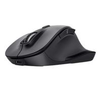 Ratón Ergonómico Inalámbrico Trust Fyda Multidispositivo/ Batería recargable/ Hasta 2400 DPI