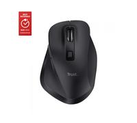 Ratón Trust inalámbrico 2400 DPI RF Wireless + Bluetooth 6 botones negro