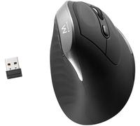 Ratón ergonómico inalámbrico USB-A de 2400 DPI (negro) - Ewent