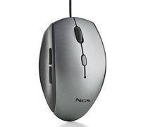 Raton Optico Moth Gris Ngs