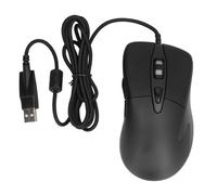 Ratón ergonómico para juegos, sensor óptico DPI ajustable, cable Ultraweave que garantiza un movimiento suave y una velocidad precisa para un