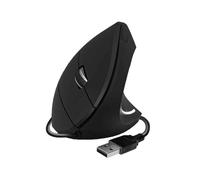 Ratón Vertical Subblim Glide Vertical Ergo Wired/ Hasta 1600 DPI/ Negro