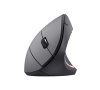 Trust Ratón ergonómico vertical Verto Inalámbrico 2.4GHz 1600 DPI Negro