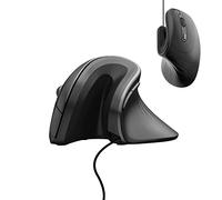 Ratón ergonómico vertical 800/1200/2400/3200DPI, ratón ergonómico con 6 botones, ratón con cable para ordenador portátil, escritorio, PC, MacBook - negro