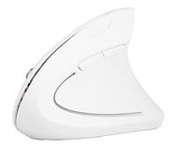 Ratón Ergonómico Vertical Inalámbrico para Juegos, Ratón Ergonómico Bluetooth Recargable De 1600 dpi óptico De 2,4 GHz Sin Demora para Ordenador Portátil(Blanco)