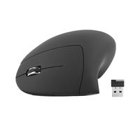 Ratón ergonómico vertical inalámbrico recargable con clic silencioso, batería de larga duración y amplia compatibilidad para uso profesional y