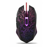 Esperanza EGM211R MX211 Raton Gaming Iluminaciã“N CABLEADO 6D Optical Mouse USB MX211-RED