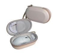 Ratón Estuche de Transporte para Razer Viper V4 Pro/V3 Pro, Bolsa de Almacenamiento portátil con Funda Protectora Correa extraíble y Bolsillo de Malla(Beige)