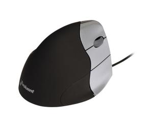Ratón Evoluent VM3R USB 2600 DPI Negro Plata Diseño Vertical 5 Botones
