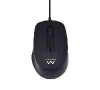 RATON EWENT EW3159 OPRTICO 1000DPI USB NEGRO SILENCIOSO