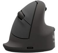 Fellowes Ratón Vertical Ergonómico Breyta Plus Grande para Diestros - Bluetooth inalámbrico, dongle inalámbrico o Cable, Contenido Reciclado, protección antimicrobiana Microban, batería Recargable