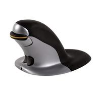 Fellowes 9894501 - Ratón (Ambidextrous, Diseño Vertical, RF Wireless, 1200 dpi, 270 g, Black,Grey)