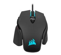 Corsair M65 RGB ULTRA Ratón para Juegos FPS Ajustable - CORSAIR MARKSMAN Sensor Óptico de 26 000 ppp, Interruptores Ópticos, Tecnología de Hiperprocesamiento AXON, Sistema de Peso Ajustable - Negro