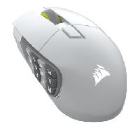 Ratón Gaming Corsair Scimitar Elite Wireless SE Blanco CH-9314011-WW