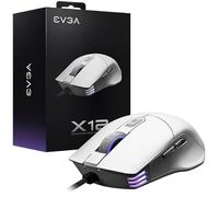 Ratón Gaming EVGA X12/ Hasta 16000 DPI/ Blanco