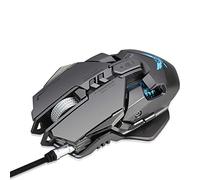 Ratón Gaming Gaming Mice 3200 ppp USB con cable Juego de ratón competitivo 7 botones Programable Definición mecánica Programación macro Juego Ratones