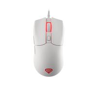 Genesis Gaming – Ratón gaming Krypton 750 – RGB, sensor PMW3333, 8000 DPI – Blanco