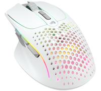 Glorious Gaming Model I 2 Wireless Ratón gaming inalámbrico - Híbrido 2,4 GHz y Bluetooth, superligero, 9 botones (2 intercambiables), RGB, gran batería, MMO/MOBA/FPS, reposapulgares lateral - Blanco