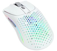 Glorious Gaming Model O 2 Wireless Ratón gaming inalámbrico - Híbrido 2,4 GHz y Bluetooth, 68g superligero, gran batería, sensor PPP 26K, RGB, ambidiestro, 6 botones, deslizadores de PTFE - Blanco