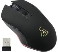 The G-Lab- Kult Helium - RATÓN Gaming Inalámbrico - 800 a 6400 dpi Sensor óptico, Retroiluminación 7 Colores, 6 Botones - Cómodo y Ligero - PC/Mac/PS4/PS5 - Ratón Gaming inalambrico - Negro